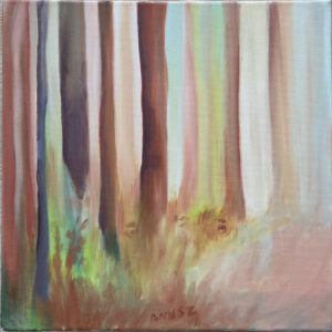 obraz lasu Las 1 obraz olejny 30x30